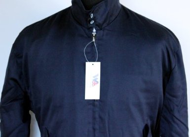 Navy Blue Harrington Jacket - Warrior